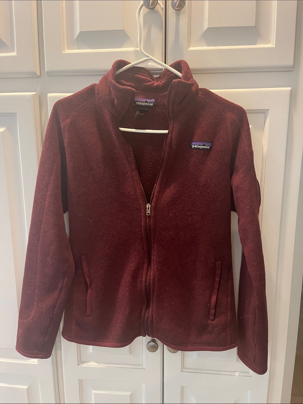 Patagonia Full-Zip Fleece Jacket - Deep Wine